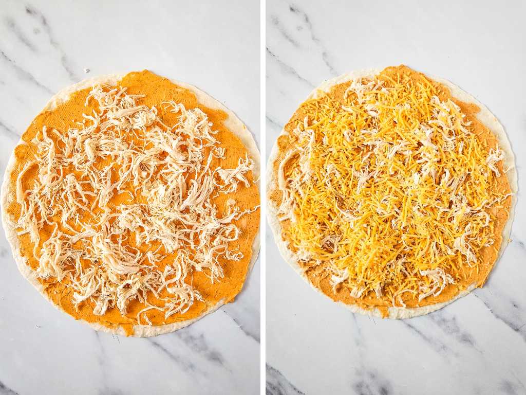 Chicken enchilada pinwheels 3.