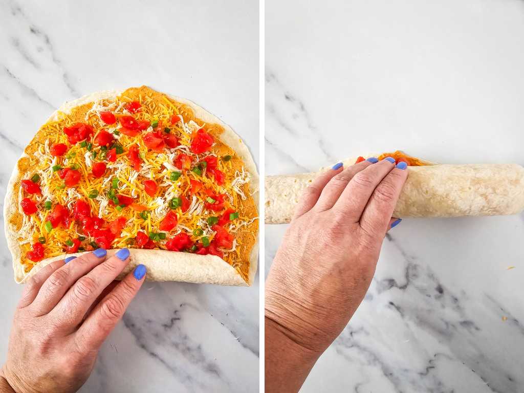 Chicken enchilada pinwheels 5.