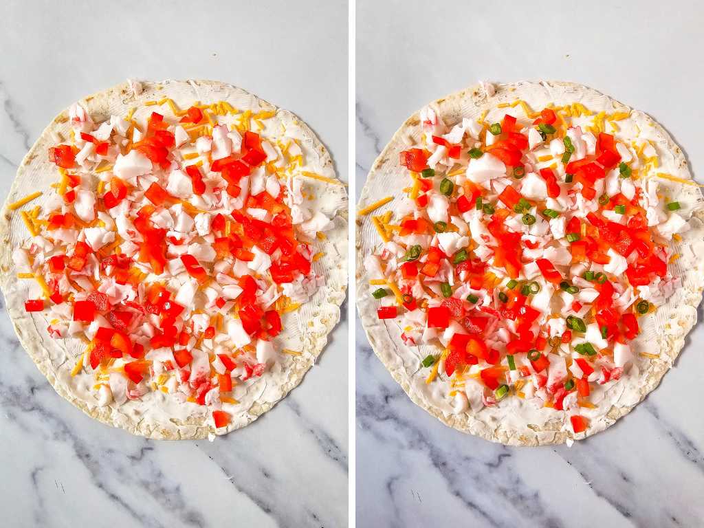 Crab pinwheels in process 4.