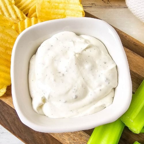 2-Ingredient Ranch Dip
