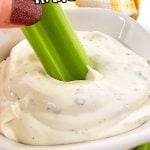 2 Ingredient ranch dip pin.