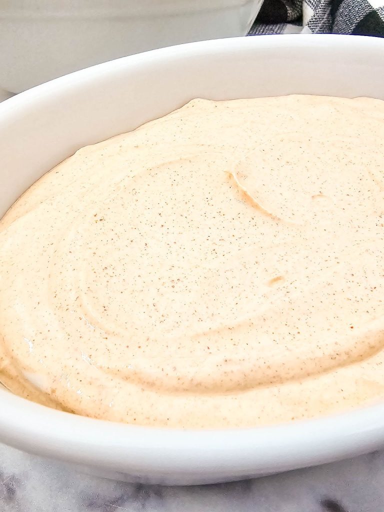 2-Ingredient taco dip in a bowl.