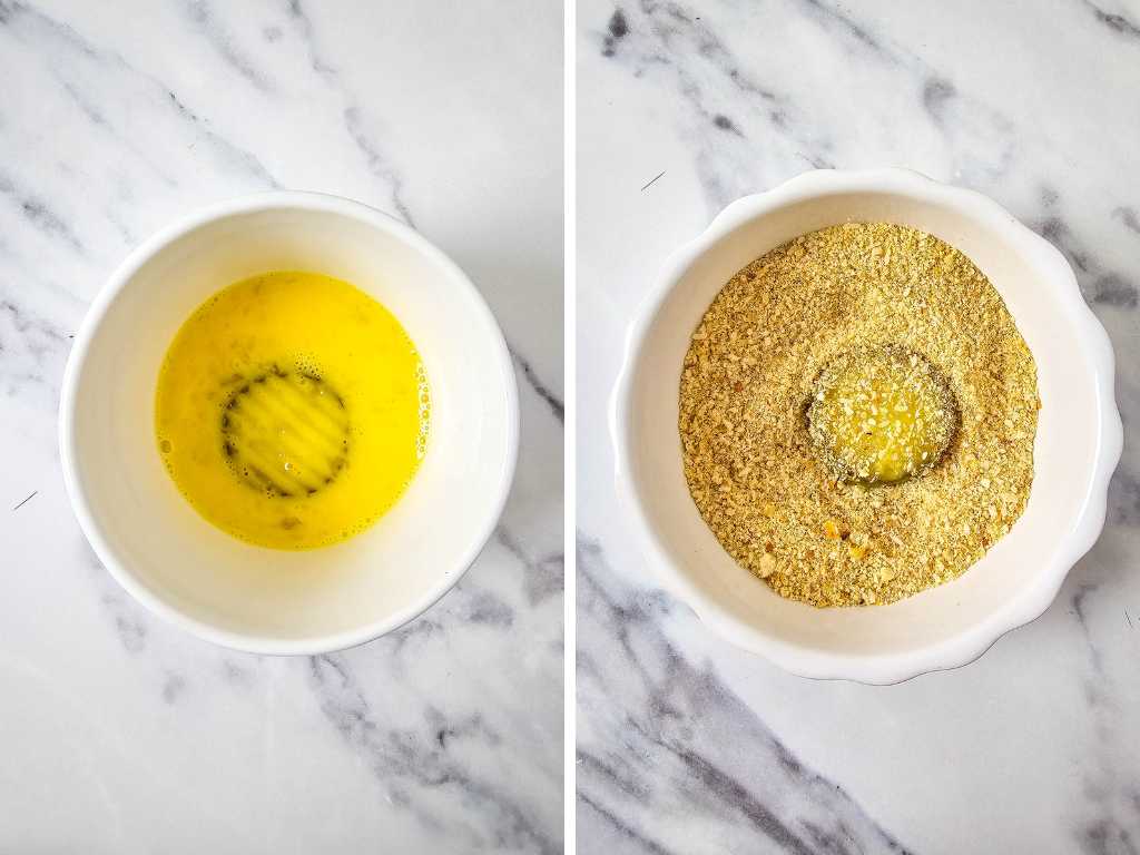 Air fryer pickle chips process 4.