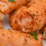 Air fryer Cajun turkey and cheese bites.