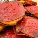 Cream cheese pepperoni bites.