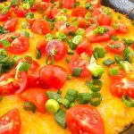 Iron skillet Texas trash dip.