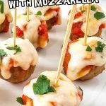 Meatball Marinara Bites with Mozzarella