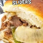 Philly cheesesteak sliders