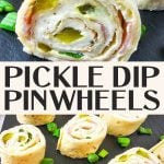 Pickle dip pinwheels pin.