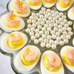 Shrimp deviled eggs