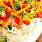 Veggie pizza dip pin.