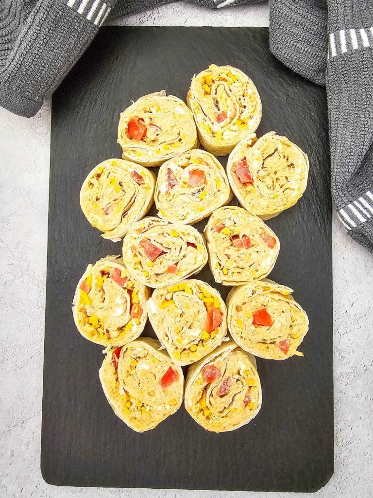 Chicken taco pinwheels 