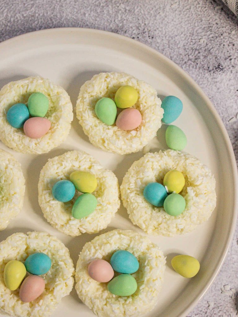 Coconut Easter nests