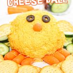 Easter chick cheese ball