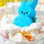 Easter fluff salad with peeps