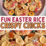 Easter rice crispy chicks