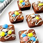 Easter robin egg brownies