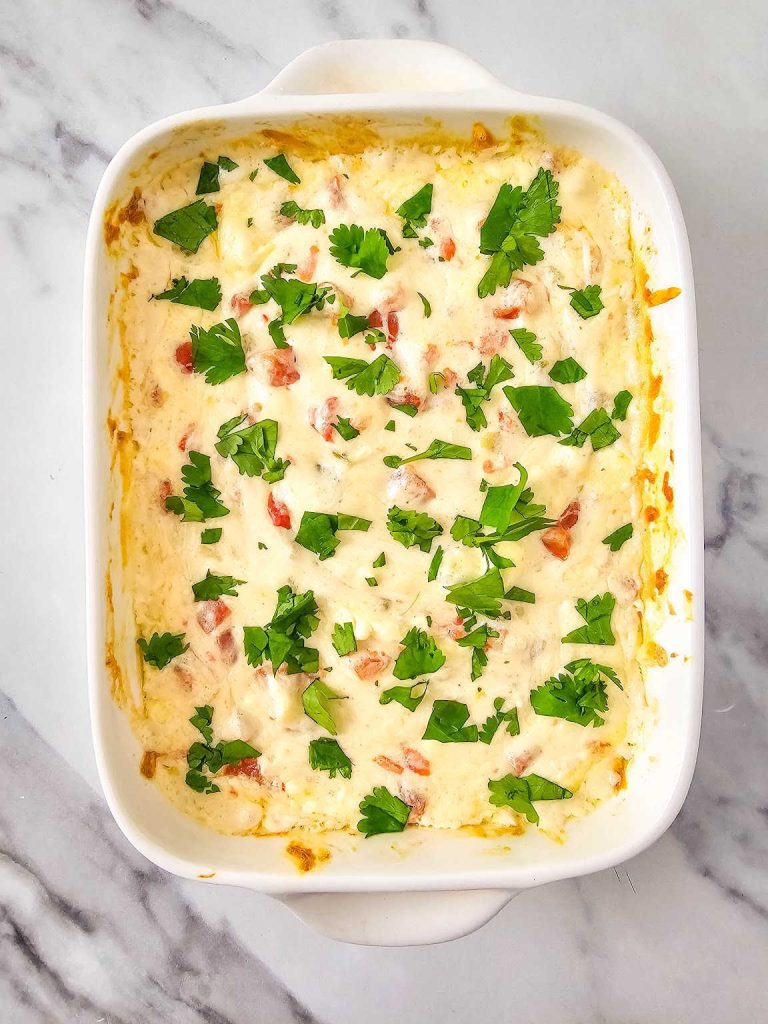 Queso dip process 8.