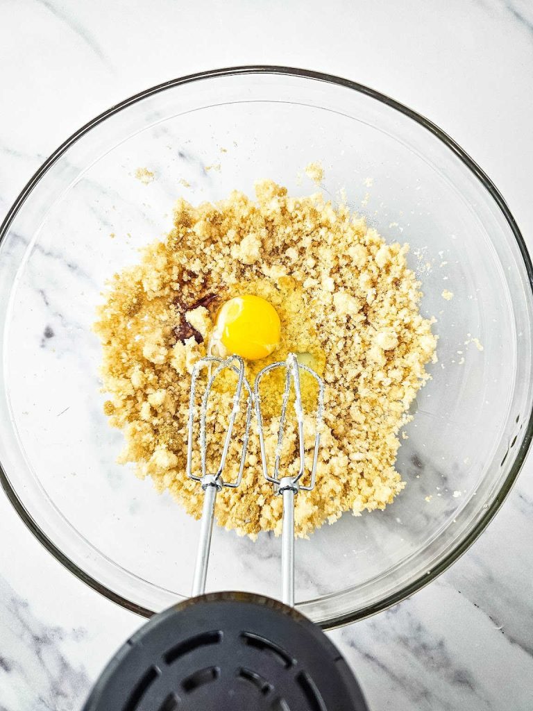 Reese's Pieces oatmeal cookies process 3.