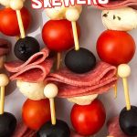 Antipasto skewers pin