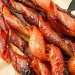 Candied bacon twists