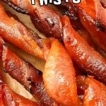 Candied bacon twists pin