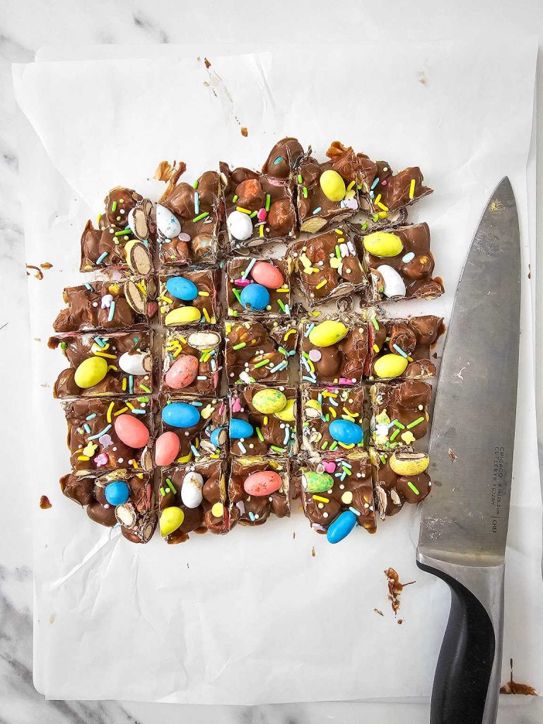 Easter rocky road process 6.