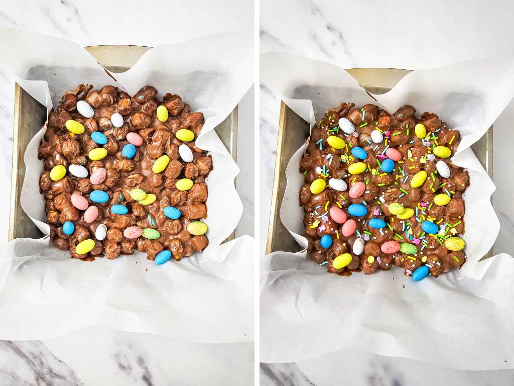 Easter rocky road process 6.