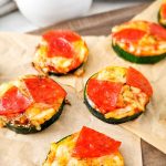Zucchini pizza bites
