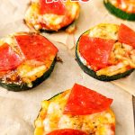 Zucchini pizza bites