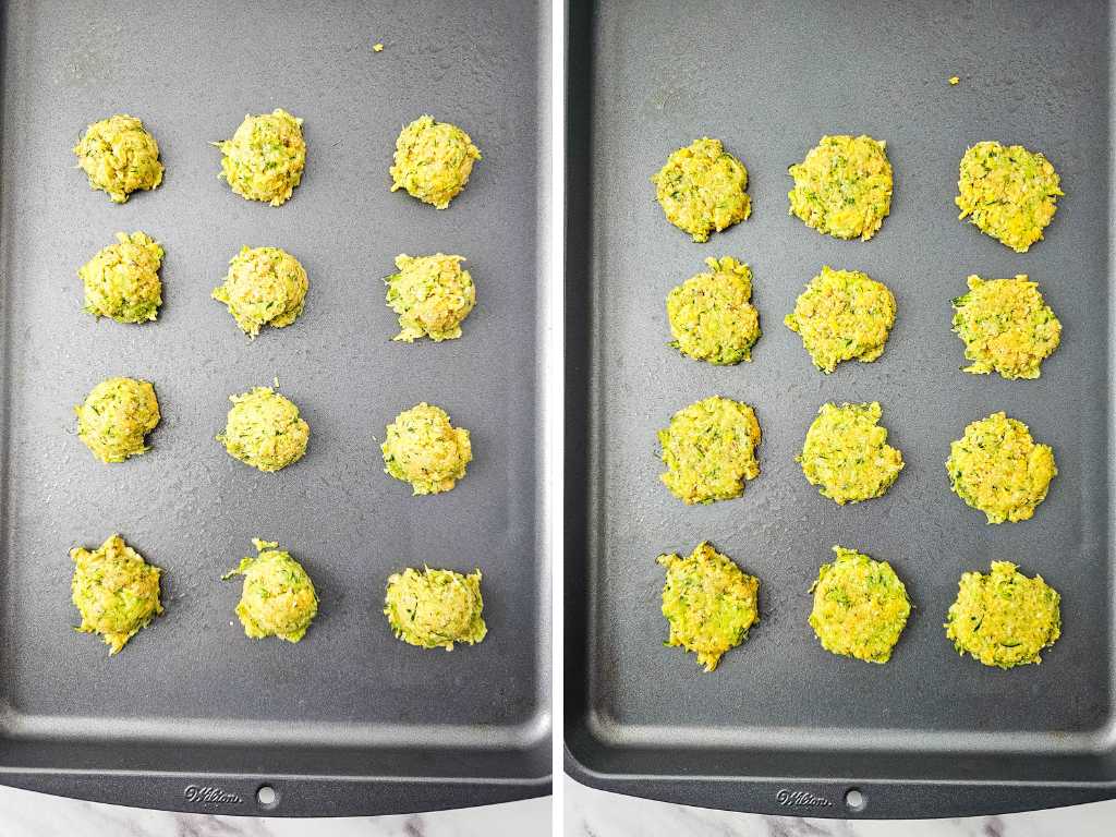 Zucchini tots process 4