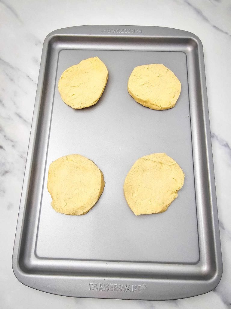 Air fryer cherry pie bites process 1