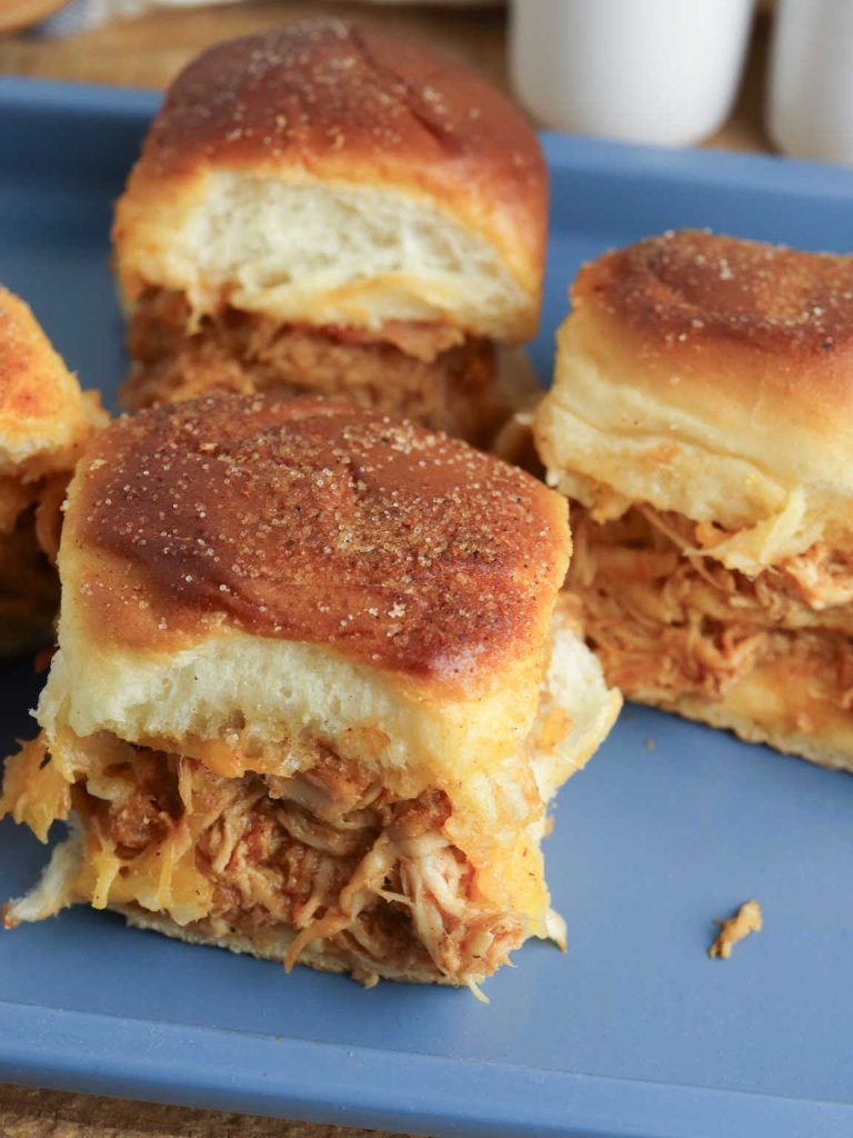 BBQ chicken sliders