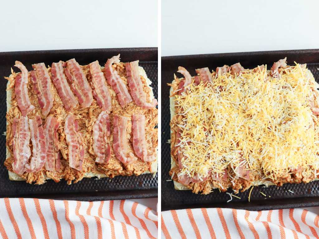 BBQ chicken sliders process 5