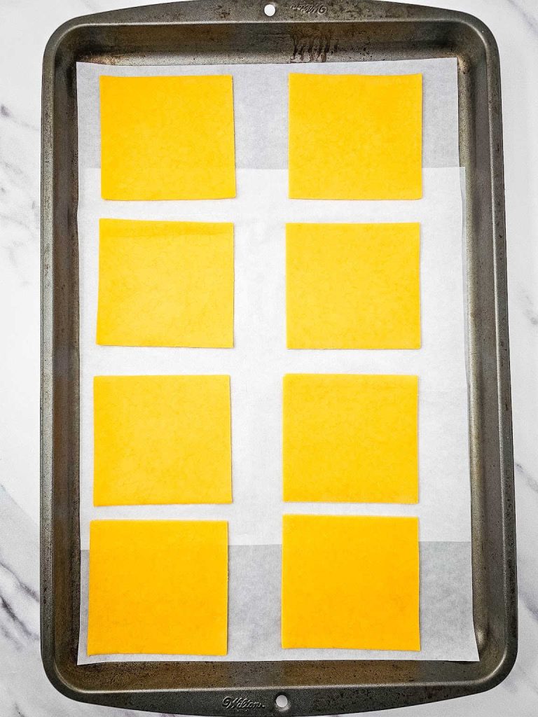 Cheddar cheese taco cups process 2