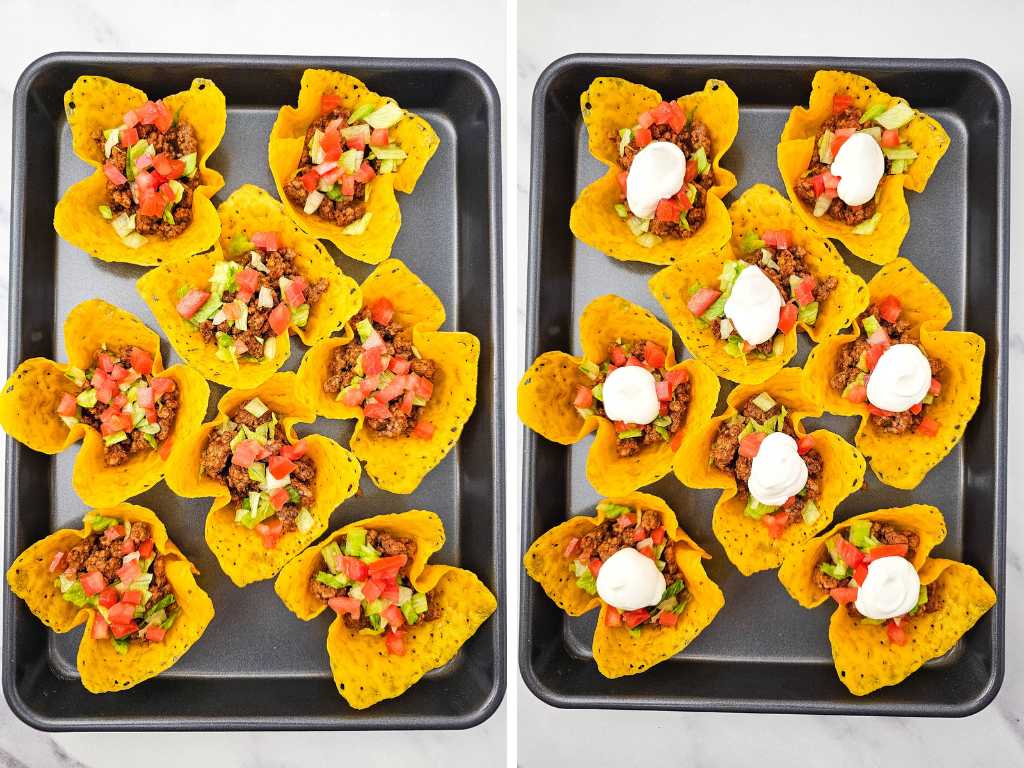 Cheddar cheese taco cups process 5(1)