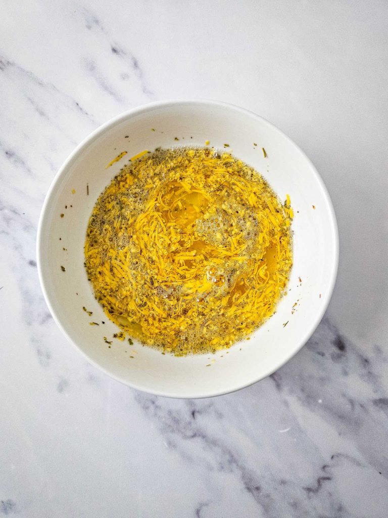 Cheese and egg chips process 1