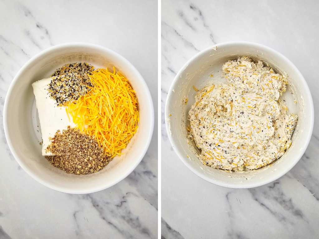 Cheeseball bites process 1.