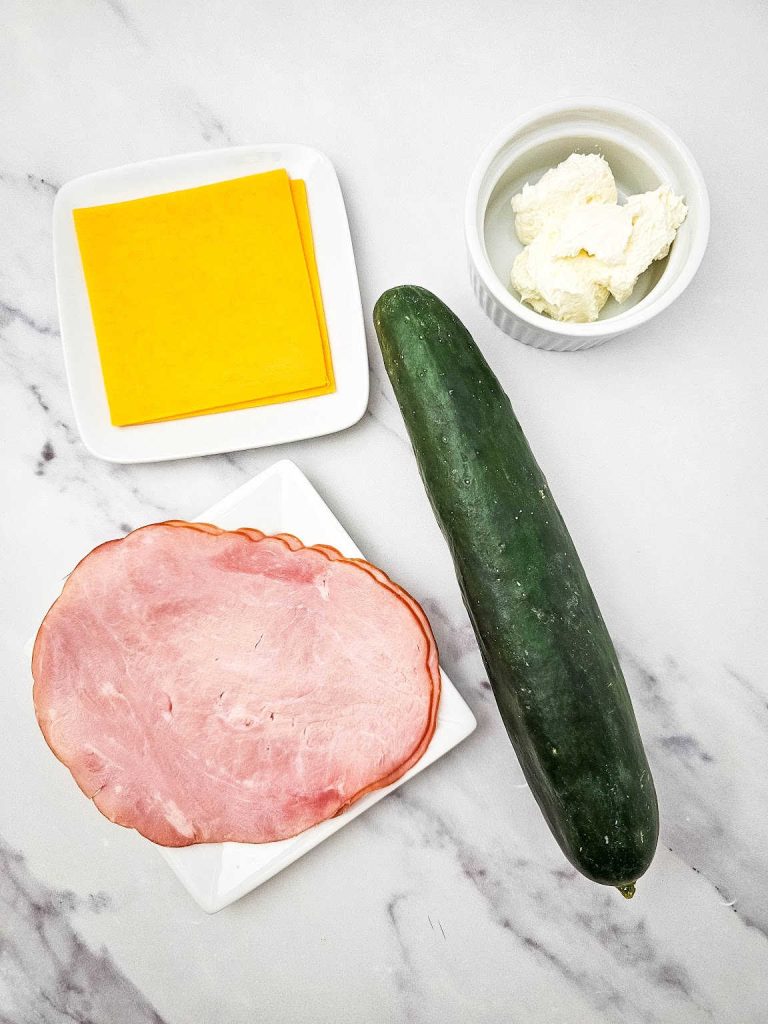 Cucumber sandwiches no bread ingredients