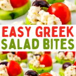 Greek salad bites pin