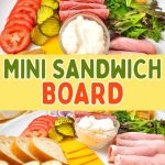 Mini sandwich board pin