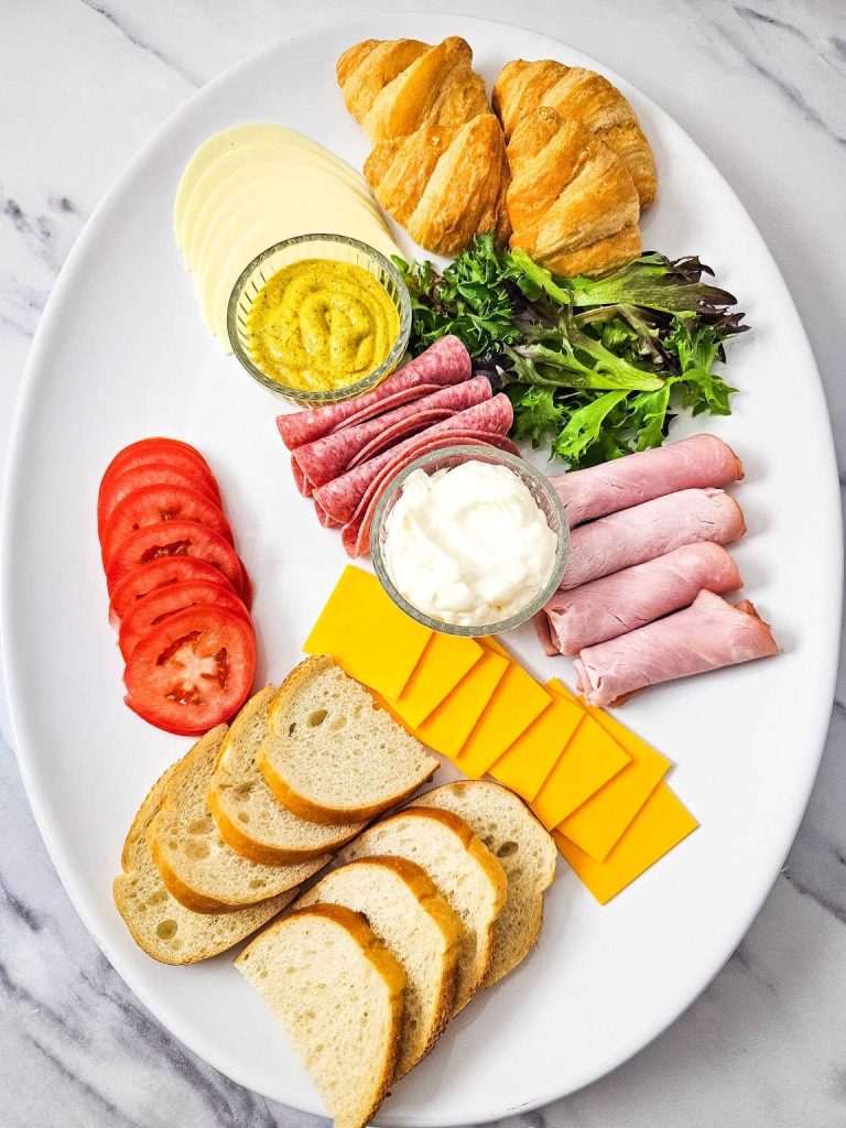 Mini sandwich food board process 10