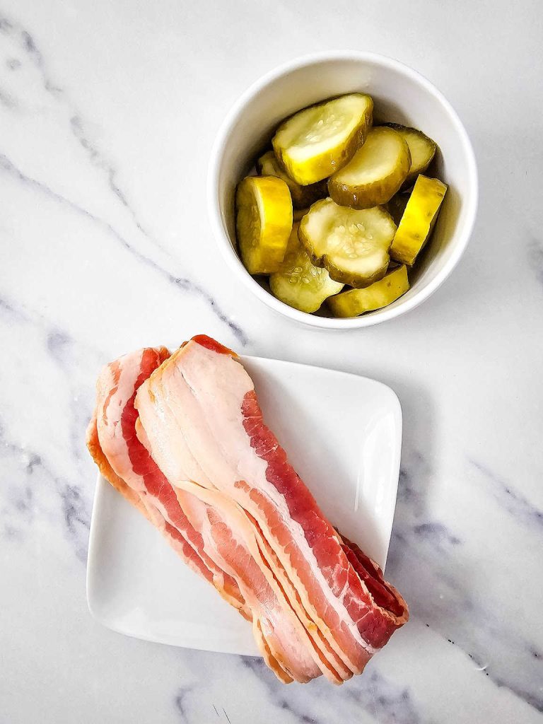 Air fryer bacon wrapped dilly bites ingredients