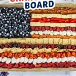 American Flag charcuterie board pin