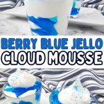 Berry blue jello cloud mousse pin