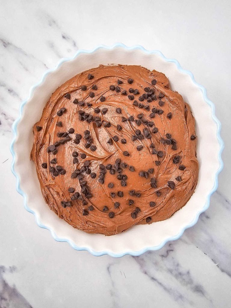 Brownie batter dip process 5