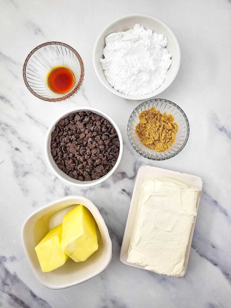Cream cheese chocolate chip dip ingredients