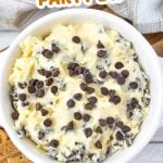 Cream cheese chocolate chip dip pin