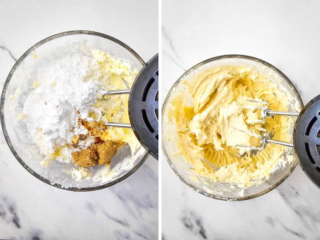 Cream cheese chocolate chip dip process 2