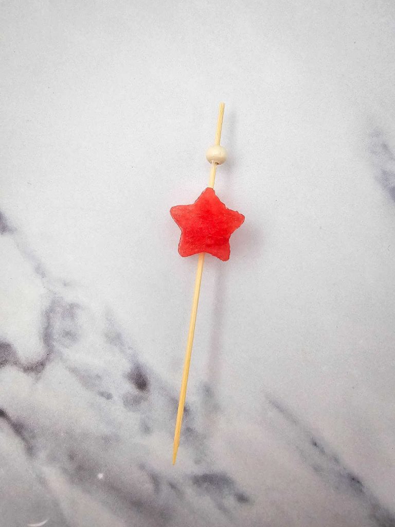 Red white and blue charcuterie cups process 3